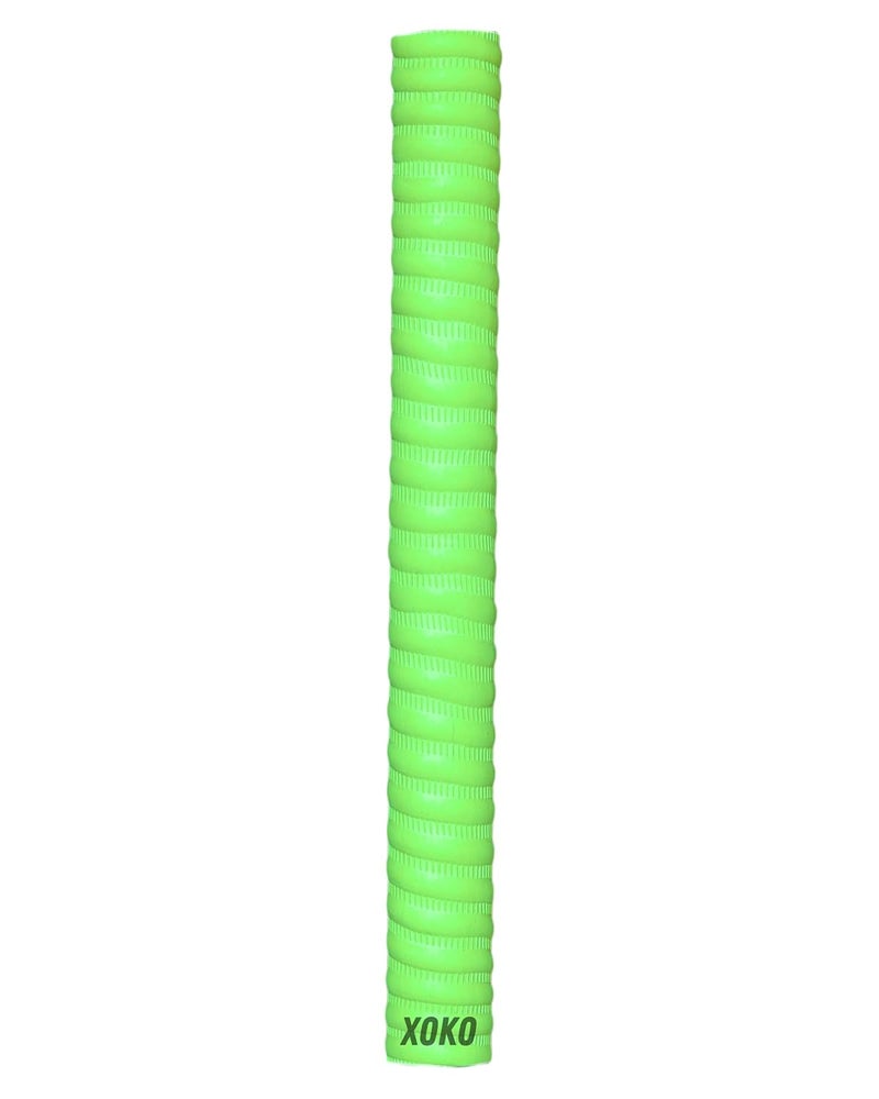 xoko Cricket Bat Coil Grip, Anti-Slip Rubber Handle, Ultra Tacky Performance Grip for Enhanced Control, Pack of 1 (GREEN) - Image 1