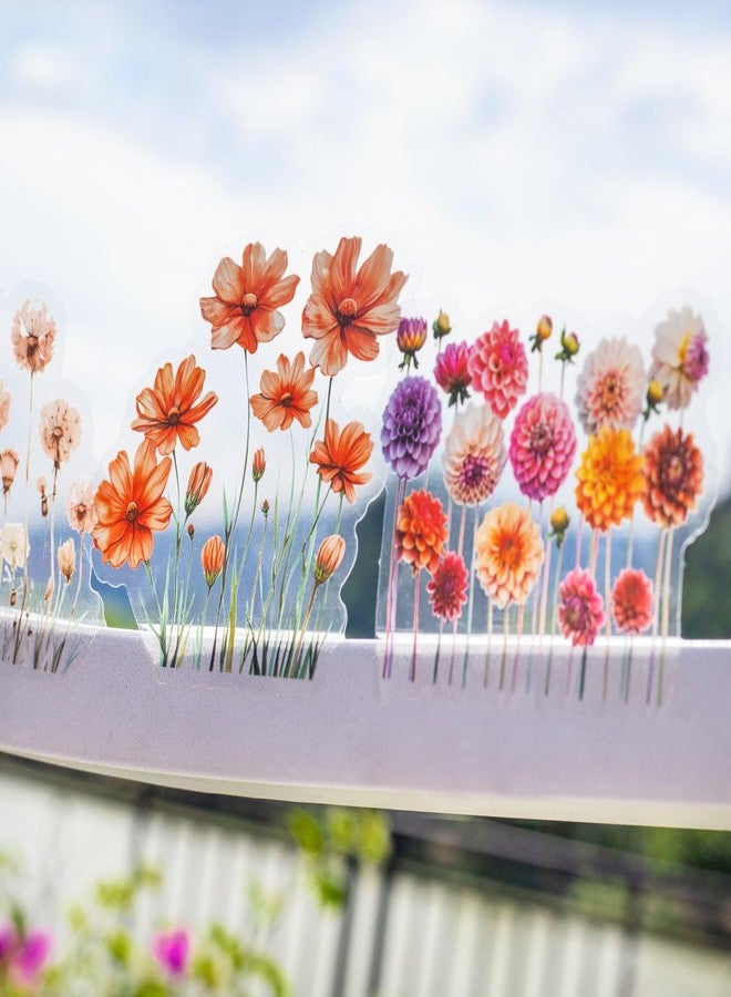 AuriicLeaf AurriiLeaf Viewing Flowers PET Sticker Set, 120PCS Floral Ephemera for Scrapbooking, Journaling, Crafting, DIY Projects, Diaries, and Art Supplies - Image 3