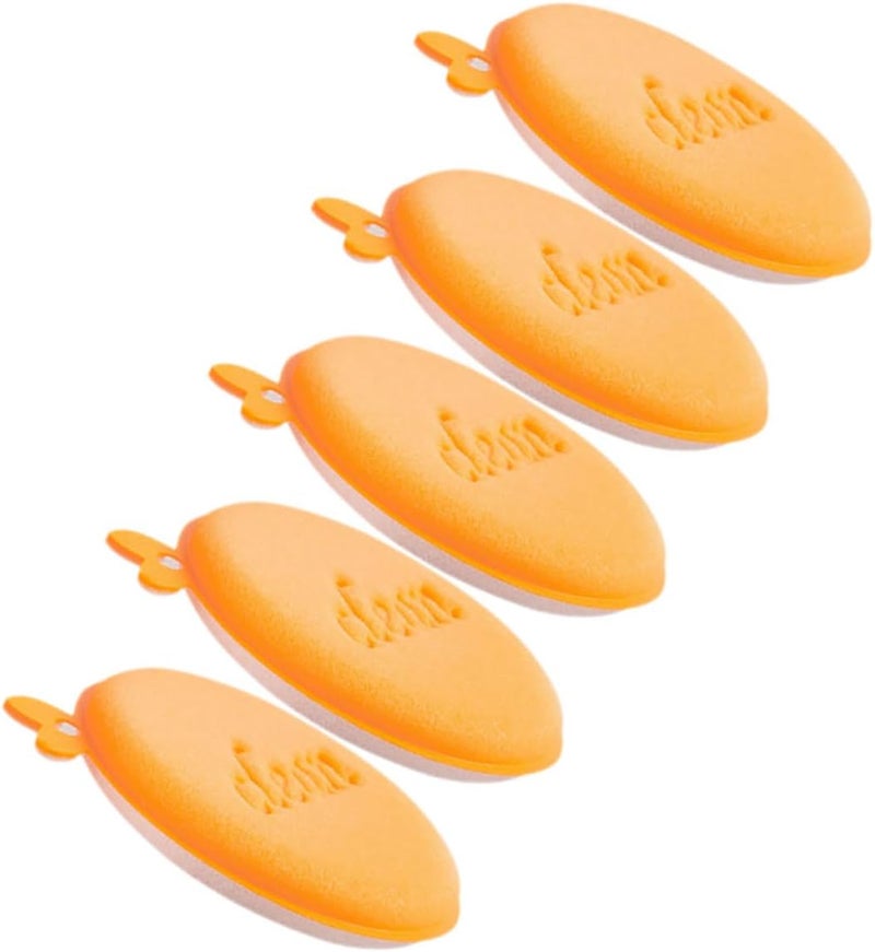 SHERCHPRY 5pcs Dual-Sided Dishwashing Sponges for Kitchen Cleaning, Non-Stick Oil Scrub Pads, Sturdy Household Dish Scrubbers for Plates and Pots - Image 1