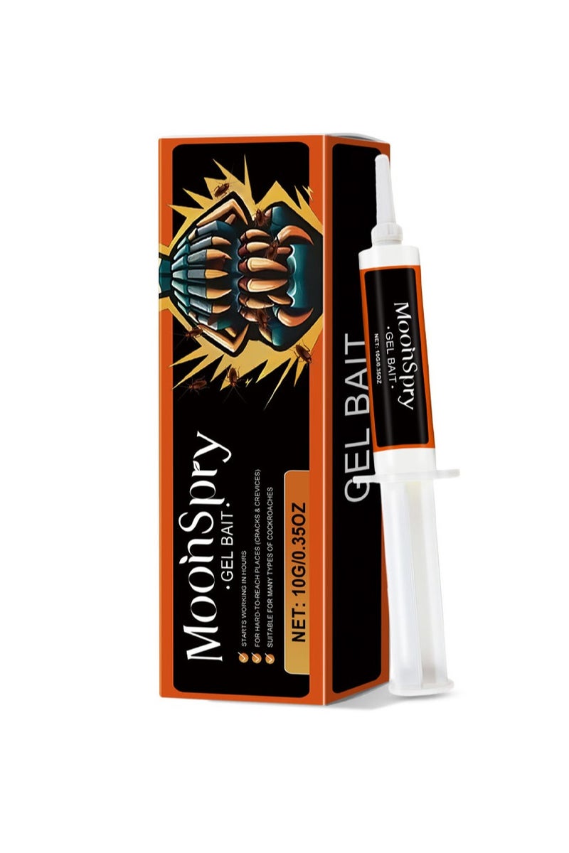 MOONSPRY Pest Control Gel Bait，Specially For Cockroaches And Ants，Long Lasting Insect Repellent，Moisture Proof And Mildew Proof，Suitable For Gaps And Corners In Kitchens And Bathrooms，Environmentally Friendly Bait Glue（10g） - Image 1