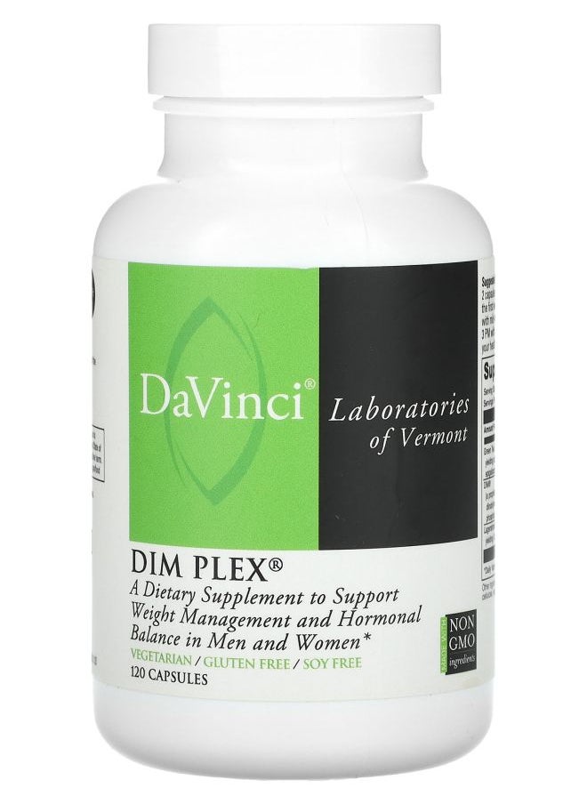 DaVinci Laboratories DIM Plex 120 Capsules 