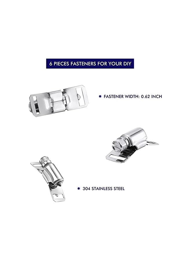 promass 8 Feet Hoses Clamps, Fasteners, Clamps Worm, Worm Clamps Stainless Steel, Large Hose Clamp Worm Drive Hose Clamps Adjustable Pipe Hose Clamp for Intercooler, Pipe, Tube and Fuel Line - Image 5