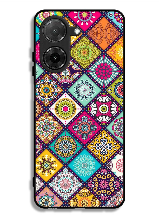 Covernex Xiaomi Redmi A5 4G Protective Case Cover Mandala Islamic Shapes Pattern - Image 1