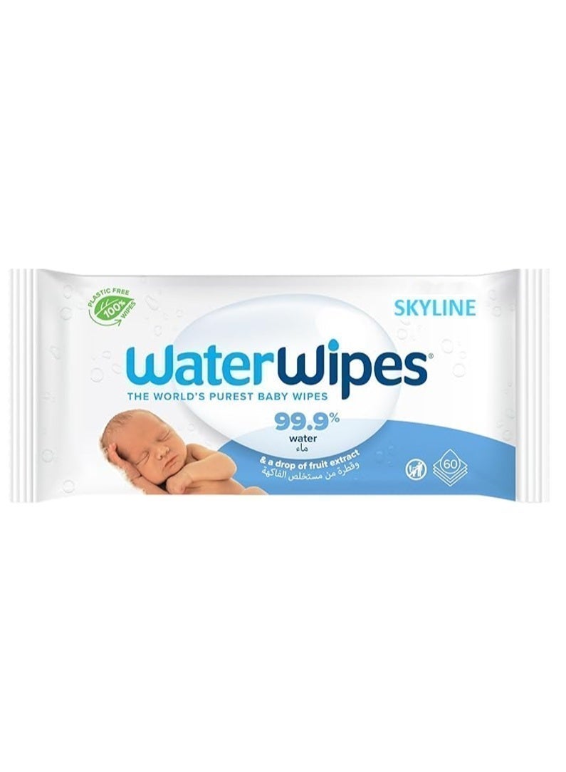 99.9% Water Baby Wipes, 2x60 (120 Wipes)