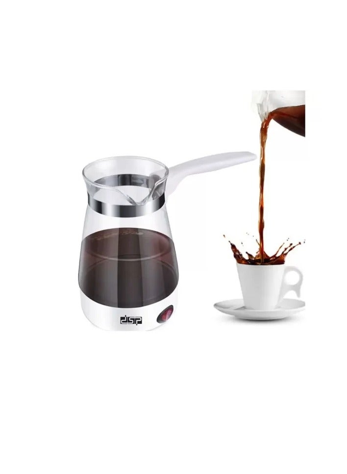 دي اس بي ماكينة صنع القهوة التركية الزجاجية DSP KA3037، 600 واط - ألوان متنوعة - Image 2