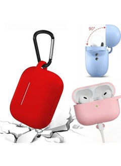 Generic Airpodspro Earphone Case For Apple 3 Generation Bluetooth Headset Protective Cover Airpods Series Protective Shell-Color:Light Purple-Applicable Model:Airpods Pro2 Pearl Bag Mountaineering Buckle  - Image 4