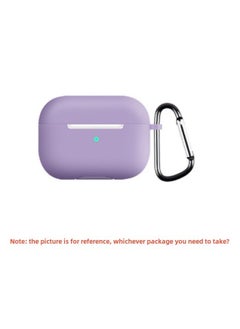 Generic Airpodspro Earphone Case For Apple 3 Generation Bluetooth Headset Protective Cover Airpods Series Protective Shell-Color:Light Purple-Applicable Model:Airpods Pro2 Pearl Bag Mountaineering Buckle  - Image 1