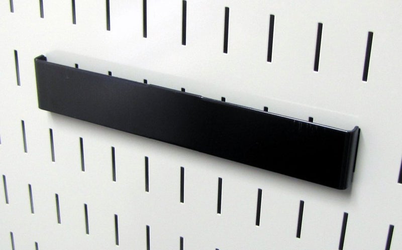 Wall Control 8in Accessory Hanger Tool Holder Bracket Pegboard Accessory Pegboard and Slotted Tool Board Black