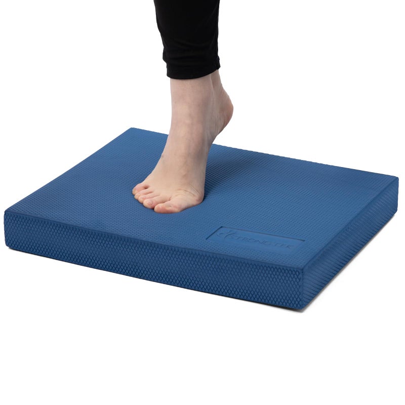 StrongTek Professional Foam Exercise Balance Pad - 15.8" x 13" x 2", High-Density TPE Foam Knee Pad, Non-Slip & Water-Resistant, for Balance Training, Physical Therapy, Yoga, and More (Blue) - Image 1