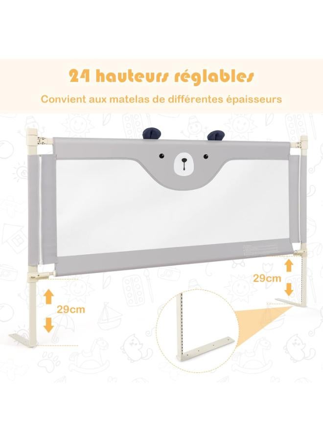 Costway One Side Baby Safety Bed Rail - Image 4