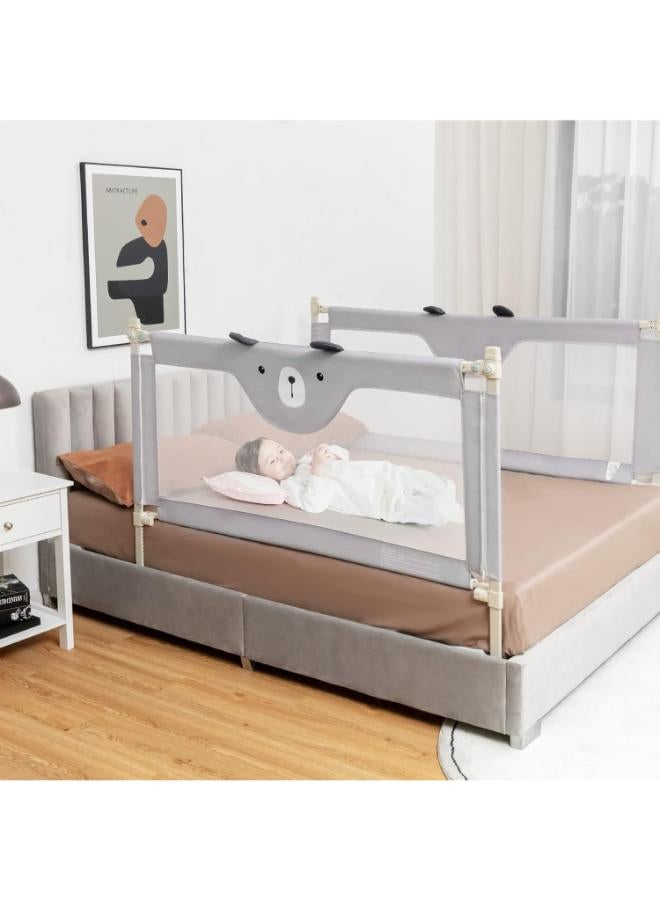 Costway One Side Baby Safety Bed Rail - Image 2