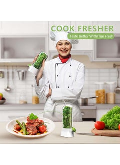 Oasisgalore Refrigerator Herb Keeper - Premium Herb Saver, Keeps Cilantro & All Herbs Fresh Longer  - Image 5
