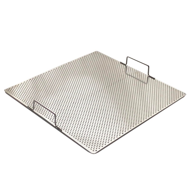 Sunrise Stainless Steel Fryer Screen with Handles Solid Screen 1 135 x 135 x 175
