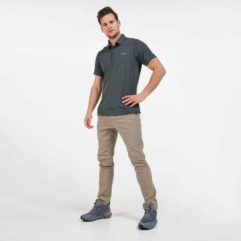 Columbia Grey Men's Tech Trail™ Polo T-Shirt for Men | Best Price UAE