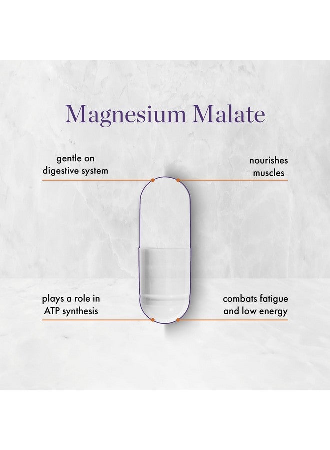 NAOMI Mighty Mg Magnesium Glycinate & Malate Complex 360mg, High Absorption Formula, Elemental Magnesium Supports Heart Health, Strong Bones, Better Sleep, Gluten-Free, Non-GMO, Vegan, 60 Veggie Caps - Image 4