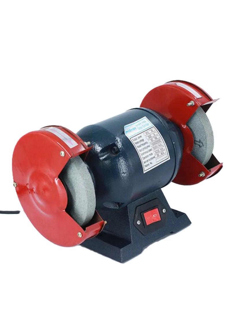 makute Heavy Duty 150mm Bench Grinder, 370W Power, 3000 RPM, Dual Voltage 230/110V - Ideal for Sharpening, Grinding, and Polishing, SIST150  - Image 3