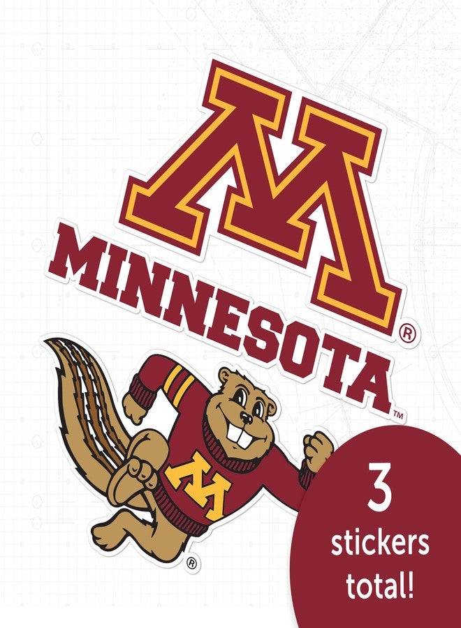 Desert Cactus University of Minnesota Sticker Golden Gophers Vinyl Decals Laptop Water Bottle Car Scrapbook T5 (Type 5-1) - Image 5