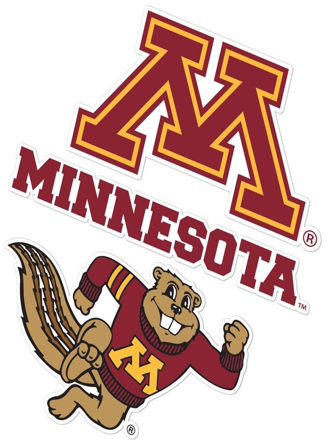 Desert Cactus University of Minnesota Sticker Golden Gophers Vinyl Decals Laptop Water Bottle Car Scrapbook T5 (Type 5-1) - Image 1