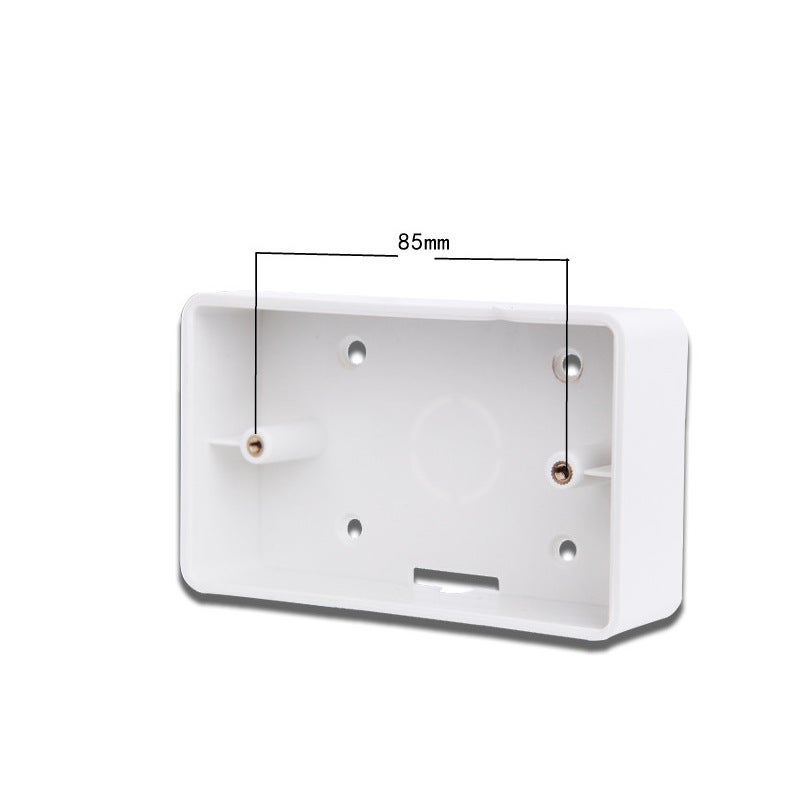 15A US Standard Socket 110v Glass Panel with USB Surface-mounted bottom box 