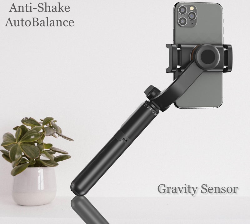 SUBTON BASICS Mobile Gimbal Q08 Video Recording Stabilizer| Antishake & Stabilized Photo & Video Shoot (Single Axis Gimbal) - Image 2