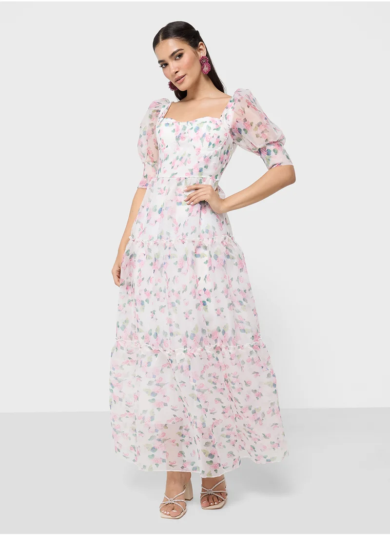 ايلا Floral Print Dress