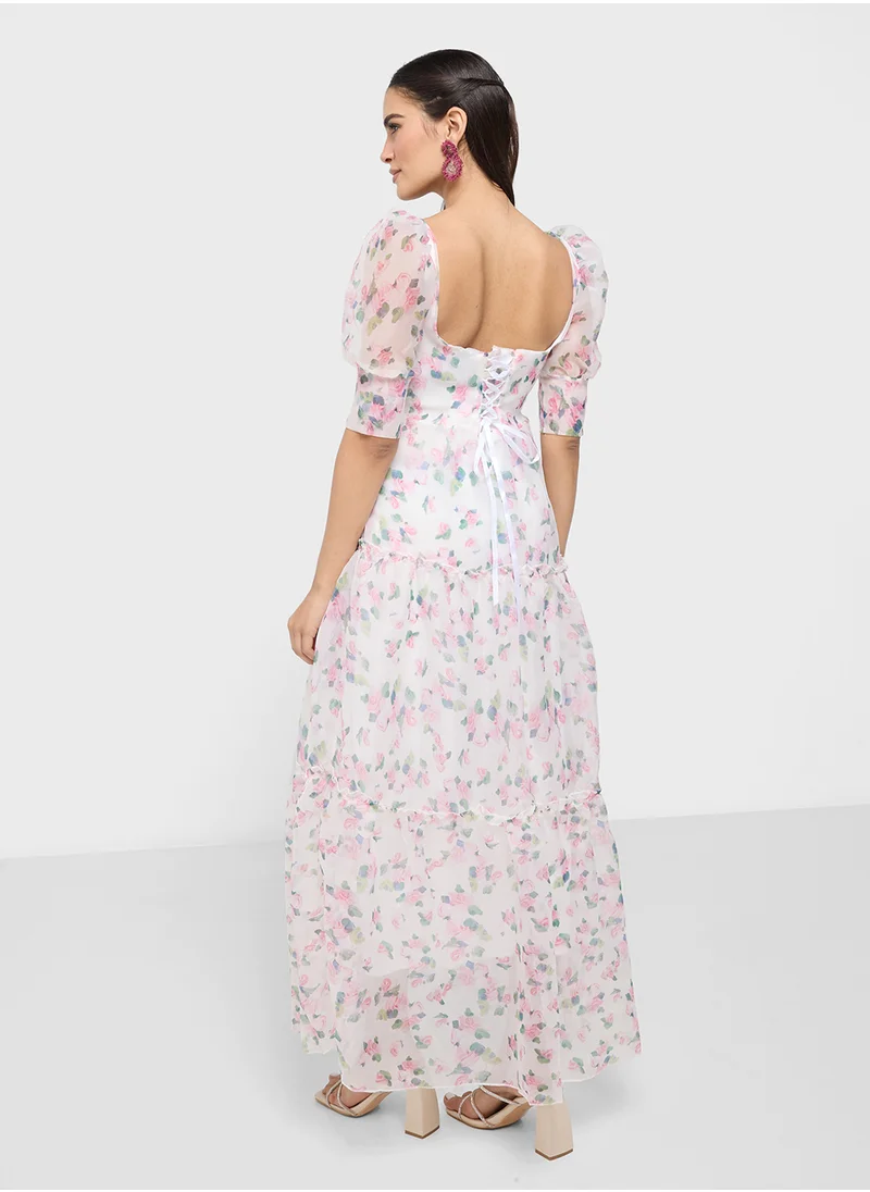 ايلا Floral Print Dress