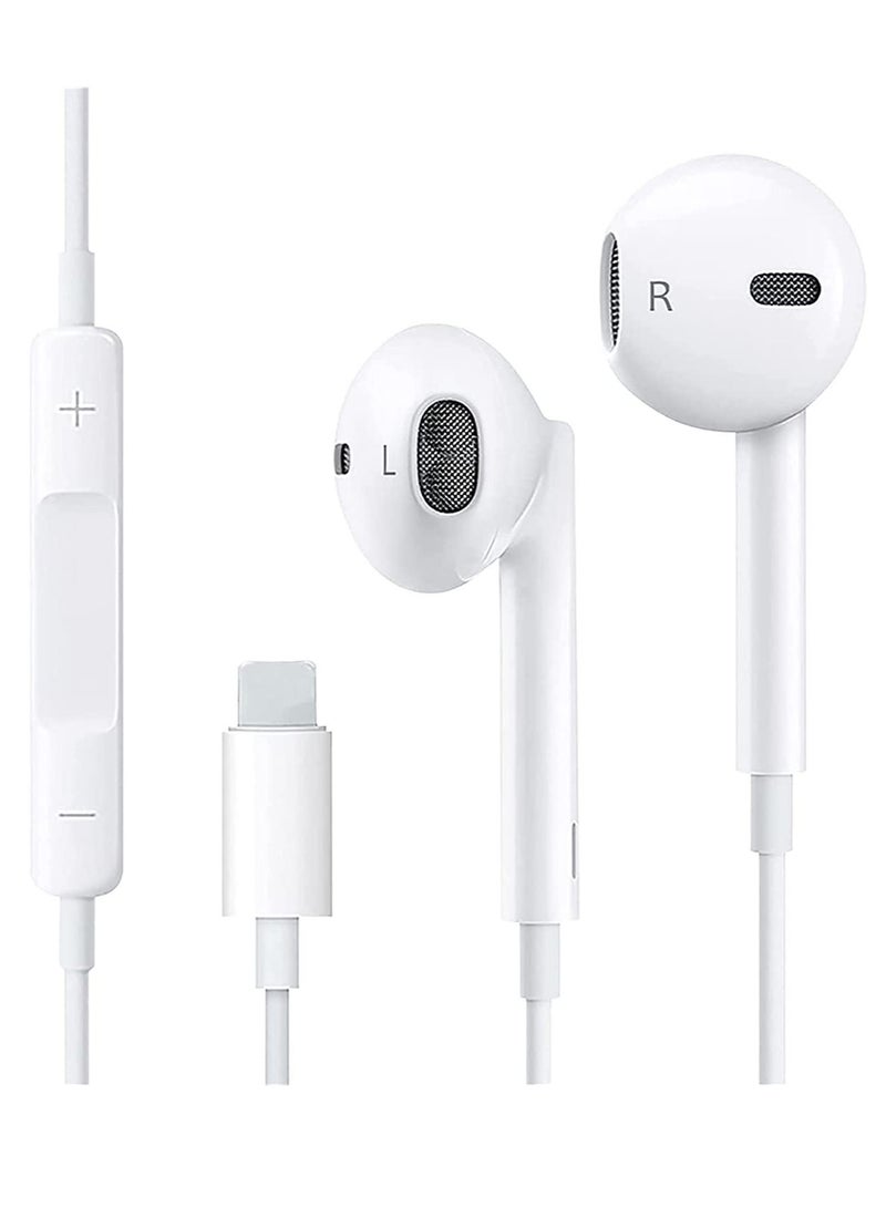 LEDIN Earbuds Headphones Wired Earphones with Microphone and Volume Control, Compatible with iPhone 13 13Pro 13Pro MAx 12,11 Pro Max,Xs Max,XR,X,7,8 Plus - Image 1