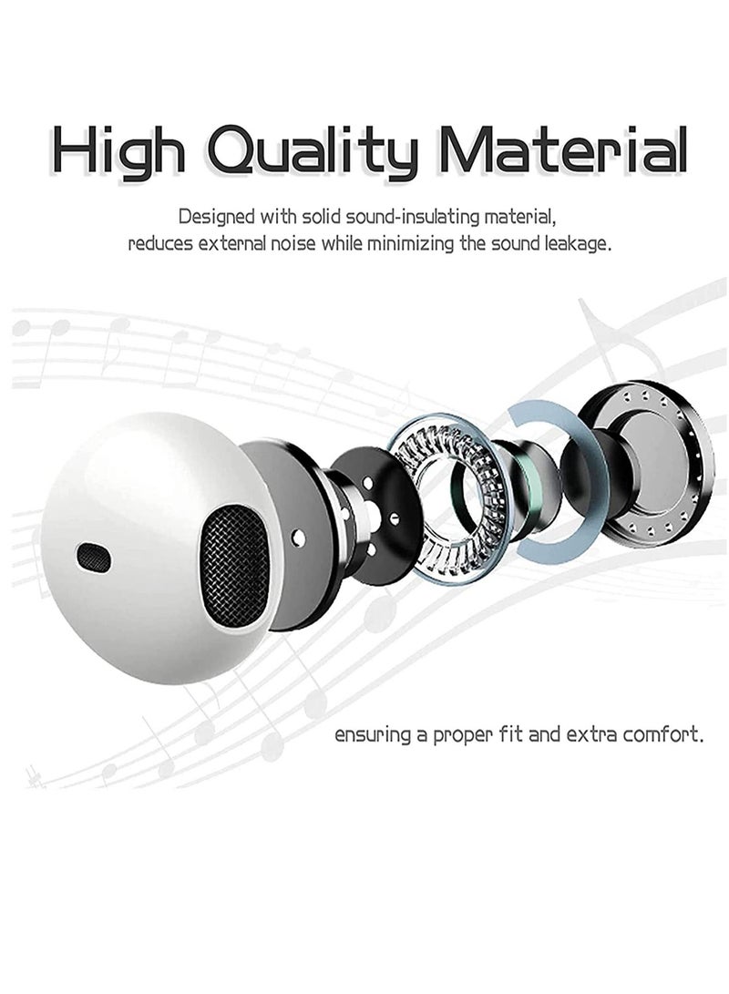 LEDIN Earbuds Headphones Wired Earphones with Microphone and Volume Control, Compatible with iPhone 13 13Pro 13Pro MAx 12,11 Pro Max,Xs Max,XR,X,7,8 Plus - Image 2