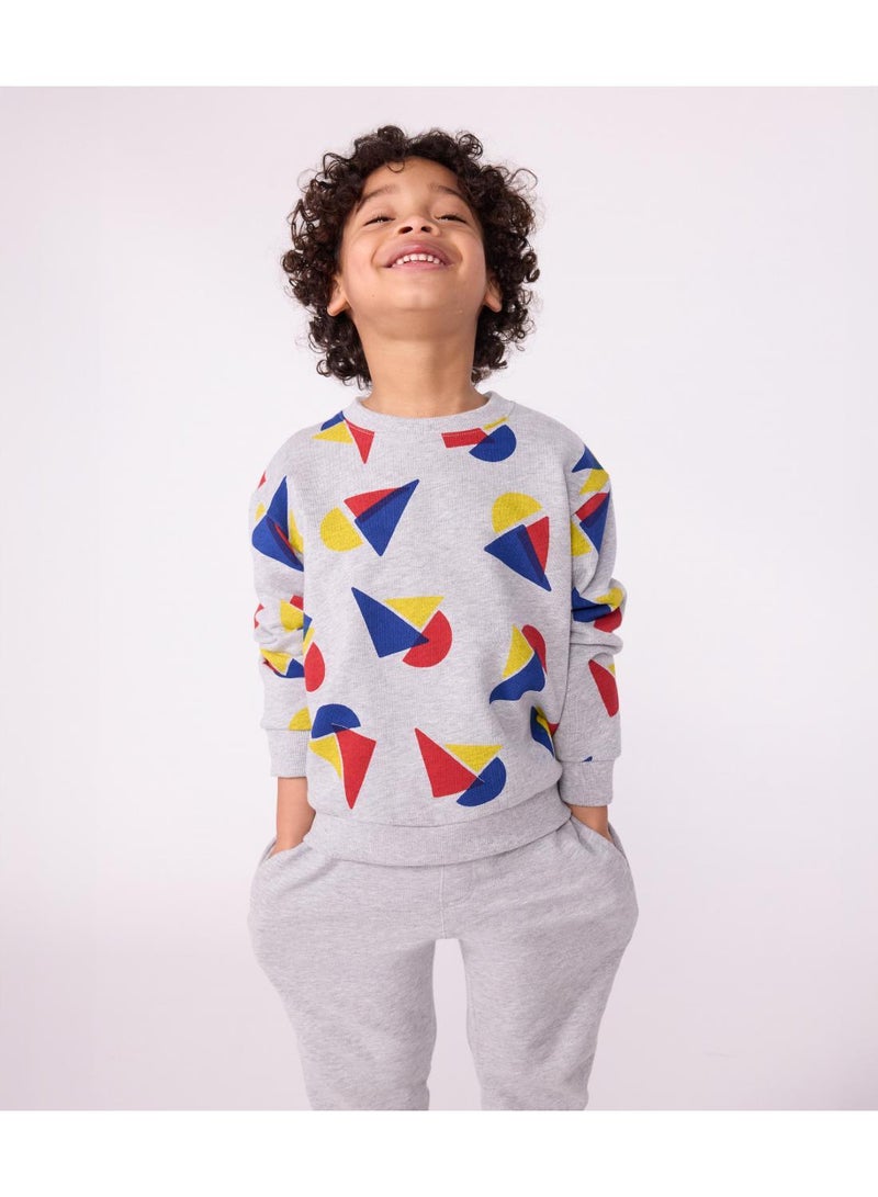 Petit Bateau Children's printed cotton sweatshirt - Image 4
