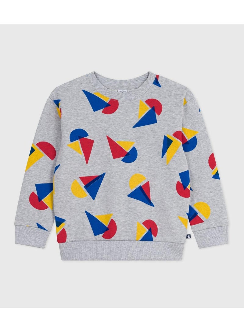 Petit Bateau Children's printed cotton sweatshirt - Image 1