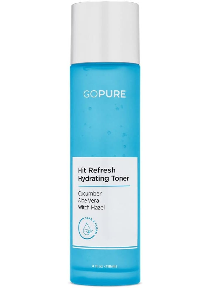 Hit Refresh Hydrating Toner  Routine Prep Step Visibly hydrates Supports a Balanced pH visibly clarifies pores removes Excess Oil  impurities Great for All Skin Types