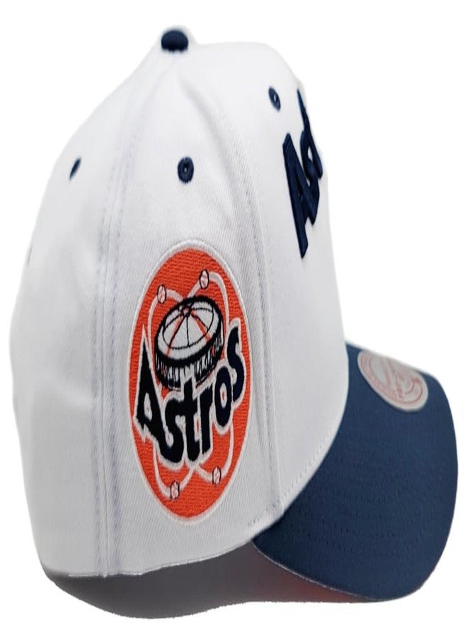 Mitchell & Ness Houston Astros Cooperstown MLB Evergreen Pro Snapback Hat Cap - White - Image 5