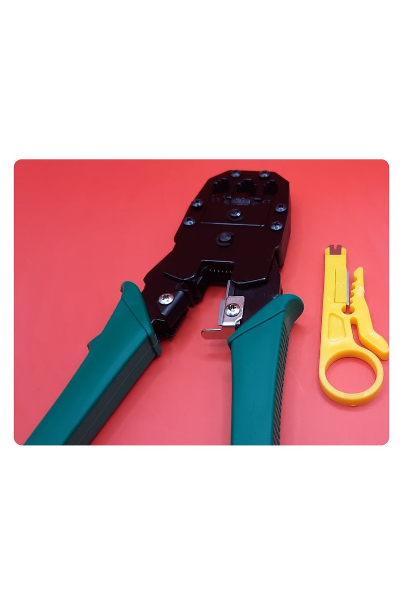 CAT6 Crimping Tool | Professional RJ45/RJ11/RJ9 Crimper | Durable and Ergonomic Design  - Image 1