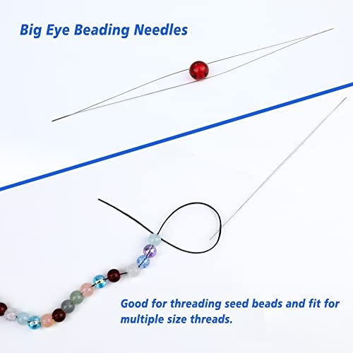 BUTUZE Tatting Shuttle Kit, 10 PCS Plastic Tatting Shuttle with Beading Needles Crochet Hooks Knitting Needles Big Eye Needles Tatting Needles for DIY Hand Lacemaking Craft Tool Weave Yarn Set - Image 5
