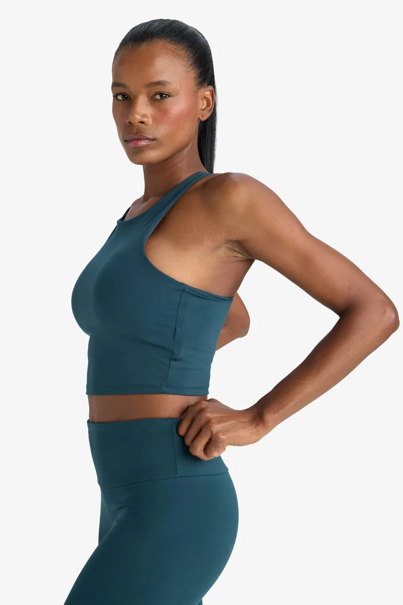 Defacto  DeFactoFit Padded Crew Neck Sports Bra for Women | Best Price UAE