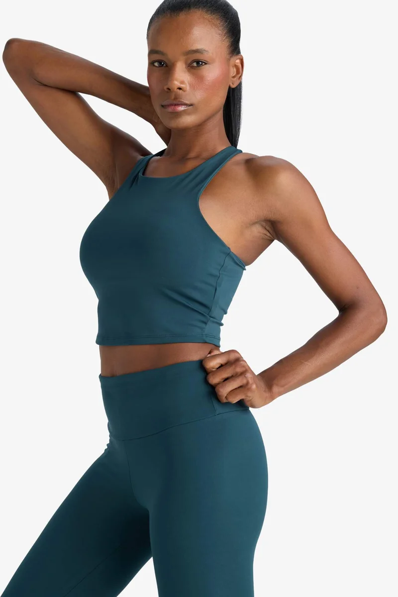 Defacto DeFactoFit Padded Crew Neck Sports Bra