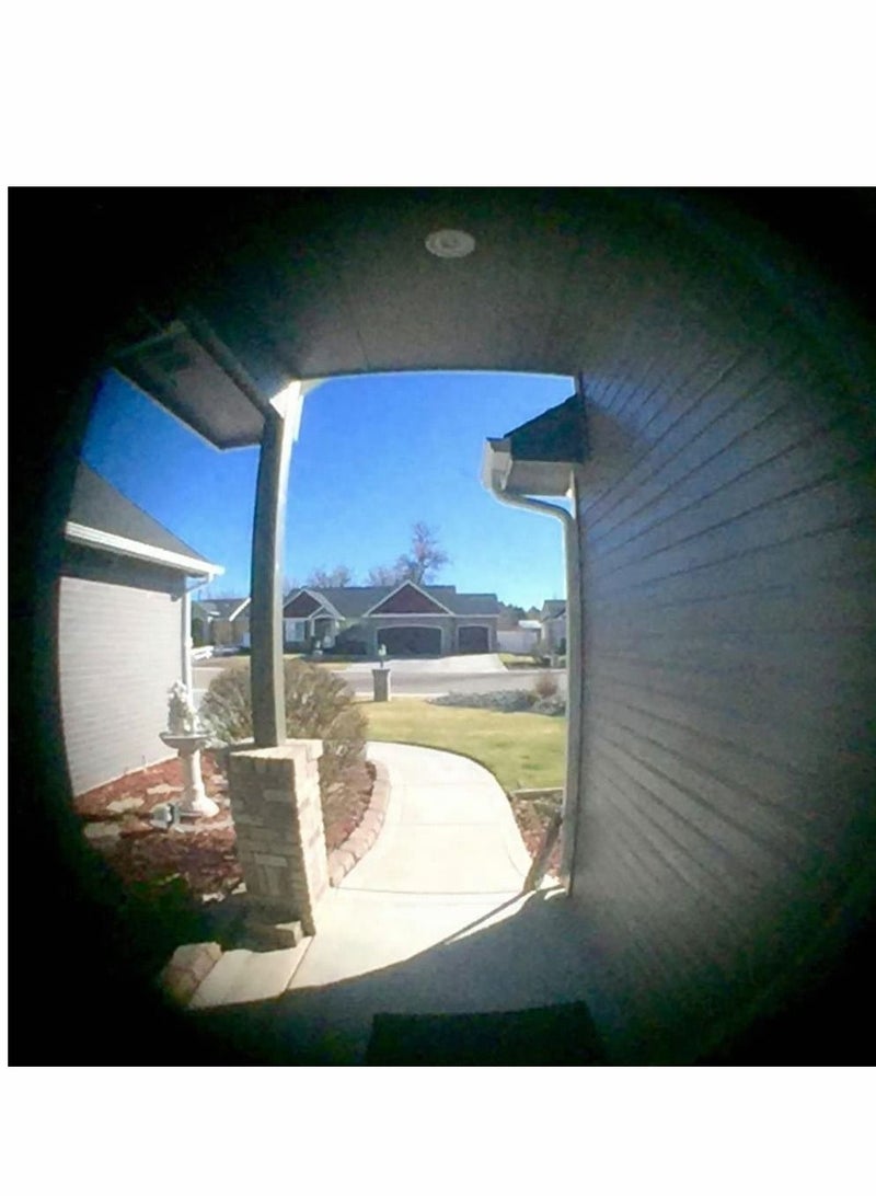 SYOSI Safety Door Viewer Solid Brass 220° Viewer/Peephole with Heavy Duty Rotating Privacy Cover Doors Durable for Home Office Hotel 1.4'' to 2.36'' - Image 3