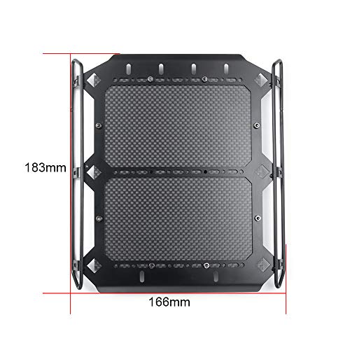 RCLions Metal Roof Rack with Carbon Fiber Panel Upgrades Parts for TRX6 G63 TRX4 G500 110 RC Crawler Car Body Accessories - Image 5