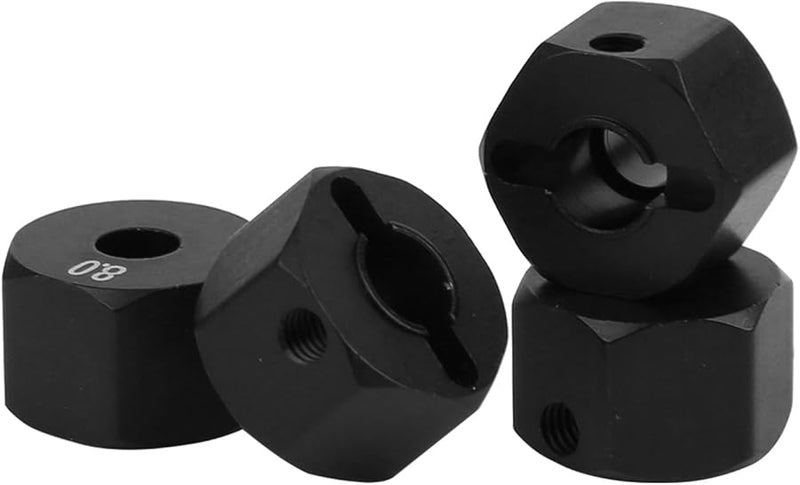 ترقية محور عجلة من سبائك الألومنيوم سداسية 8 ملم لسيارة SCX10 RC كراولر 4 قطع - Image 4