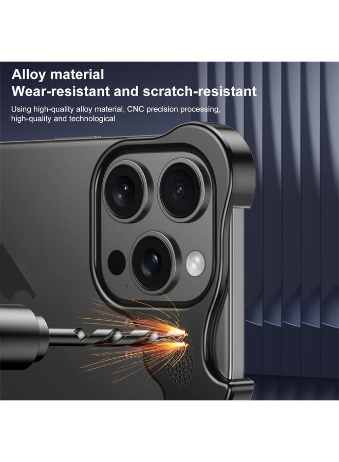 S-TOP Case For iPhone 16 Aromatherapy Alloy Frameless Phone Case - Image 3