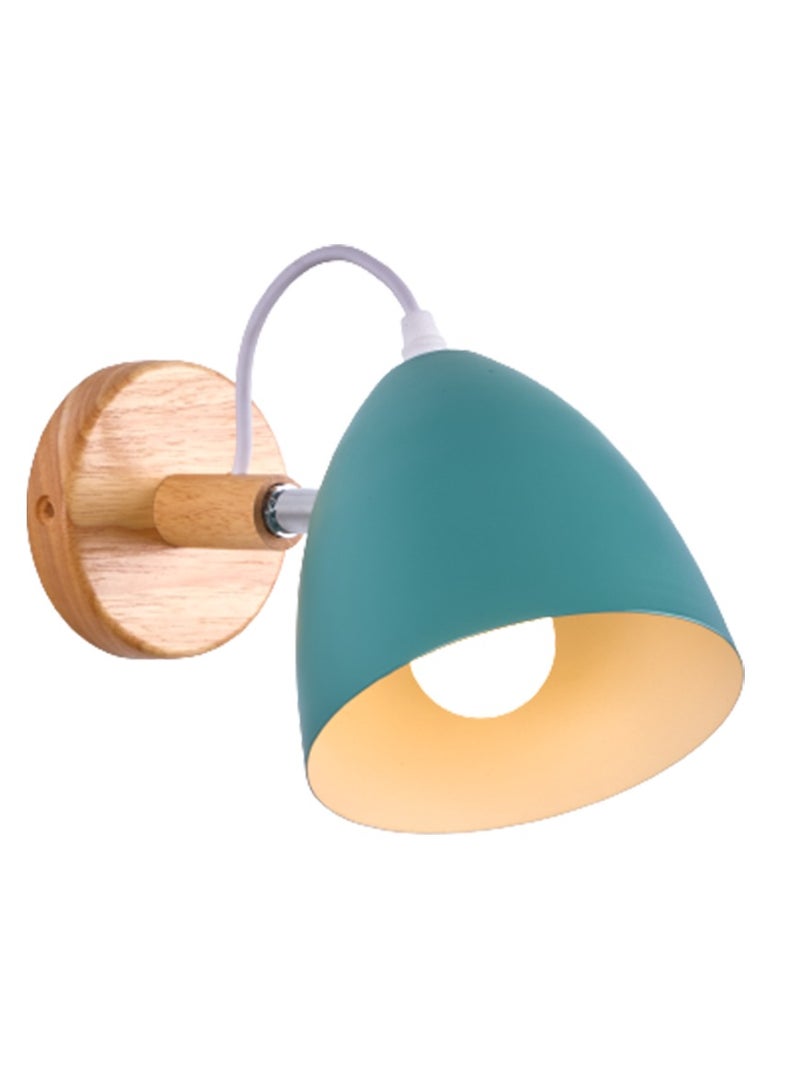 نجفة شوب , ابليك حائط مودرن لون اخضر مصنوع من الالومنيوم مناسب لجميع الديكورات ، مقاس 14*20*15