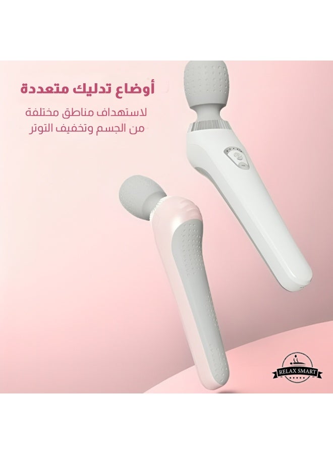 ريلاكس سمارت جهاز تحفيز العضلات الكهربائي المحمول ريلاكس سمارت - جهاز تدليك محمول للجسم للاسترخاء في الرقبة والكتف والظهر والساق - Image 3