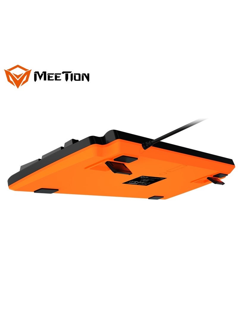 Meetion Meetion MK600 Mechanical Keyboard Anti-ghosting Full keys No. of keys 104/105 Keyboard Type Red switch OS Compatibility Windows XP/Vista/7/8/10  MAC OS X Interface USB  - Image 4