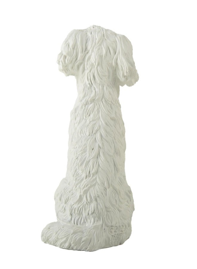 JFSM INC. 3.5" Maltese Puppy Dog Figurine – Realistic Resin Dog Statue, Maltese Lover Gifts for Home Decor, Desktop Office Display, or Wedding Cake Toppers - Image 5