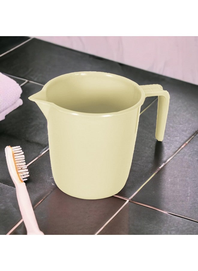 Kuber Industries Bathroom Mug | Plastic Bath Mug for Bathroom | Bath Mug | Mug for Bathroom | Mug for Toilet | Washroom Jug | 111 Bath Mug | 1 LTR | Pack of 2 | Multi - Image 2