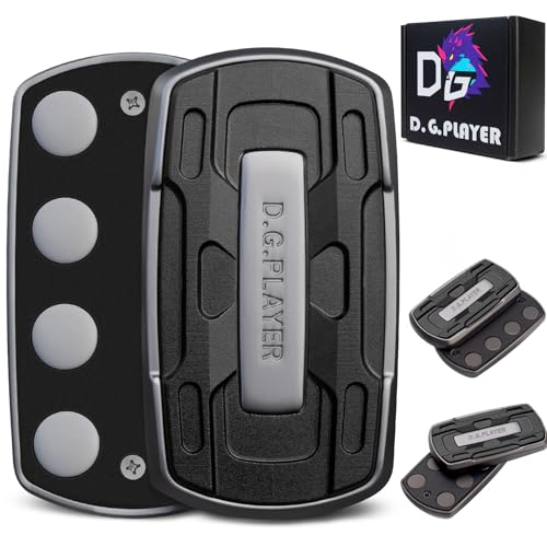 D.G.PLAYER Fidget Toys Adults - Sound & Silent Handheld Cool Fidget Slider - Metal Sensory Toys for Adults Stress Relief, Focused, Anxiety, Time Passing - Travel, Classroom, Office, Car, Home (Black) - Image 1