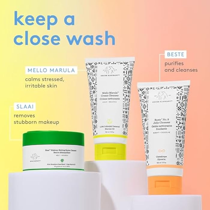 Drunk Elephant Beste No. 9 Jelly Cleanser - 60 ml/2 fl oz - Travel-Size Gel Face Wash - Clean Clinical Skincare - Cruelty-Free - Dermatologist-Tested - Free of Essential Oils, Silicones, and Fragrance - Image 5