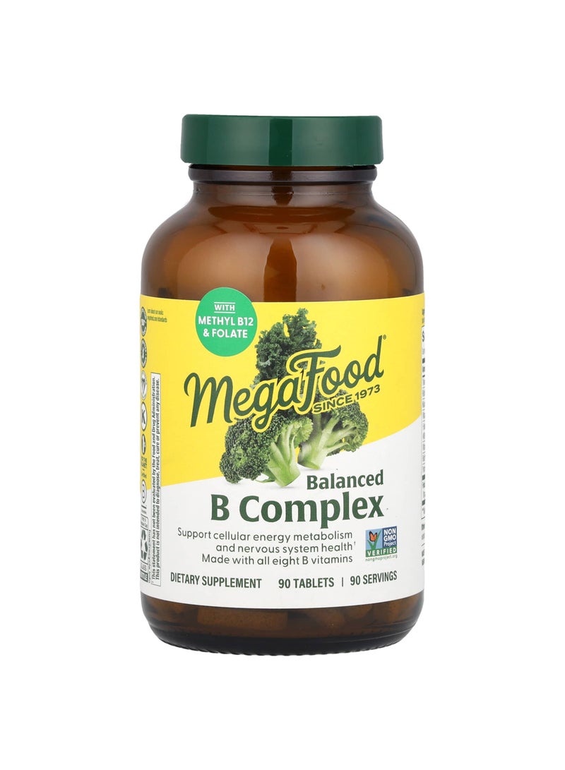 Balanced B Complex, 90 Tablets