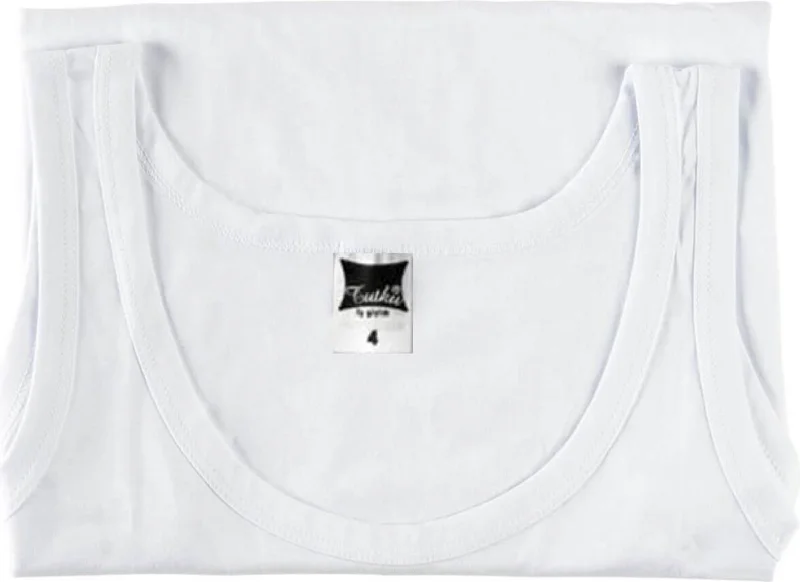 هيبسين راكيب Competing All Boys' Combed Cotton Strappy Undershirt 6 Pack