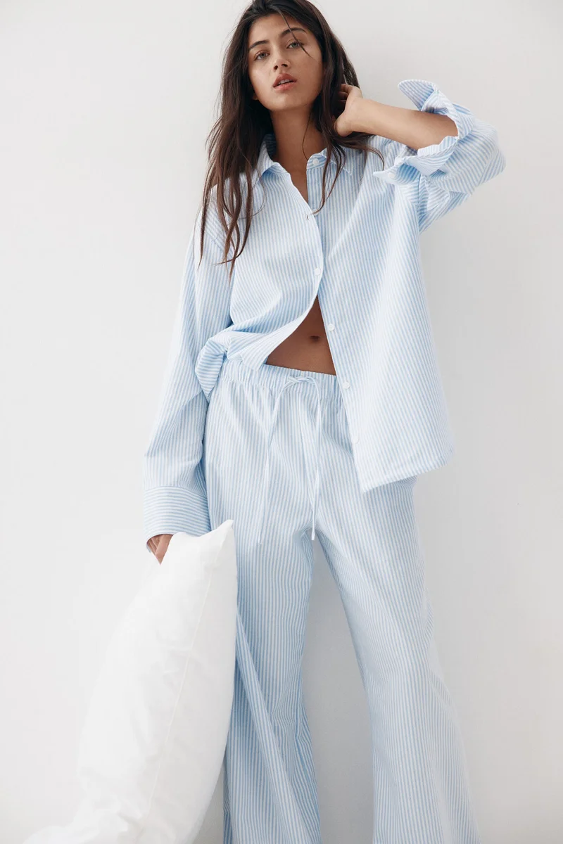 H&M Cotton flannel pyjamas